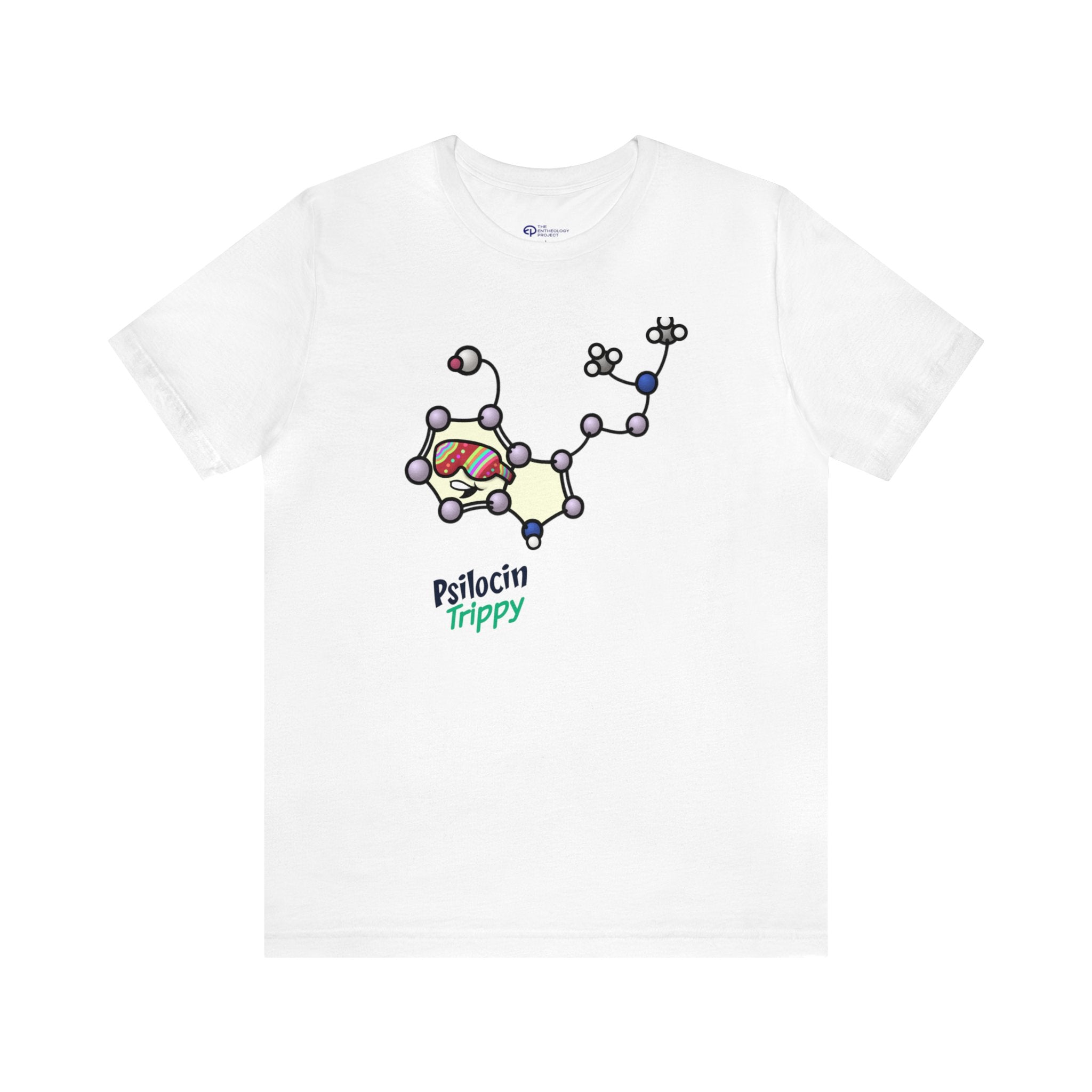 Trippy Psilocin Jersey Short Sleeve Tee: Sensational Molecules Collection