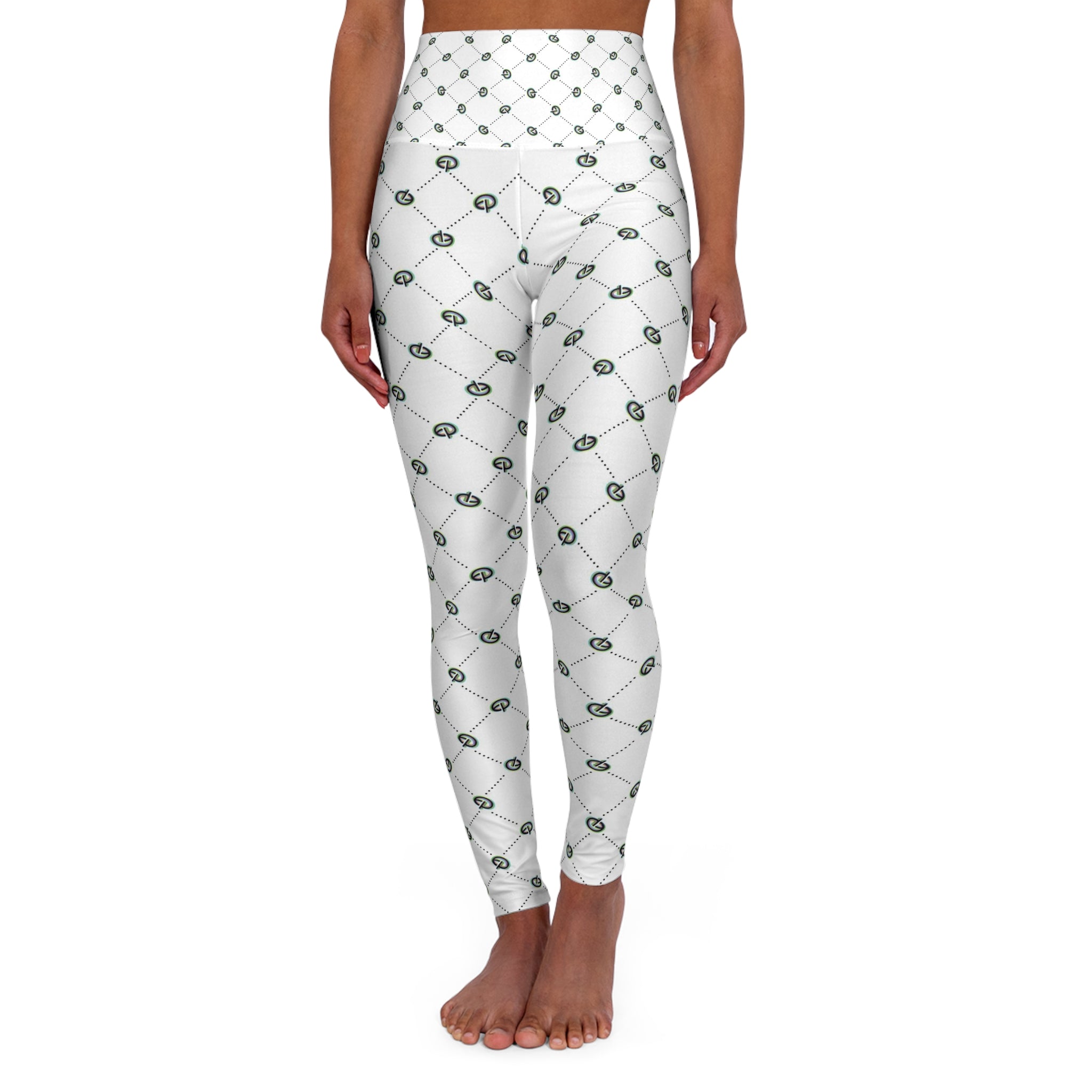 E.P. High Waisted Yoga Leggings (AOP)
